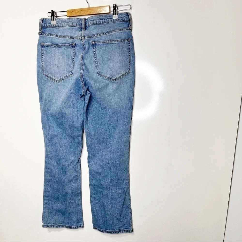 J. Crew High-rise flare crop jean in all-day stretch